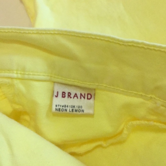 J Brand Neon Lemon Skinny Jean - Picture 6 of 6